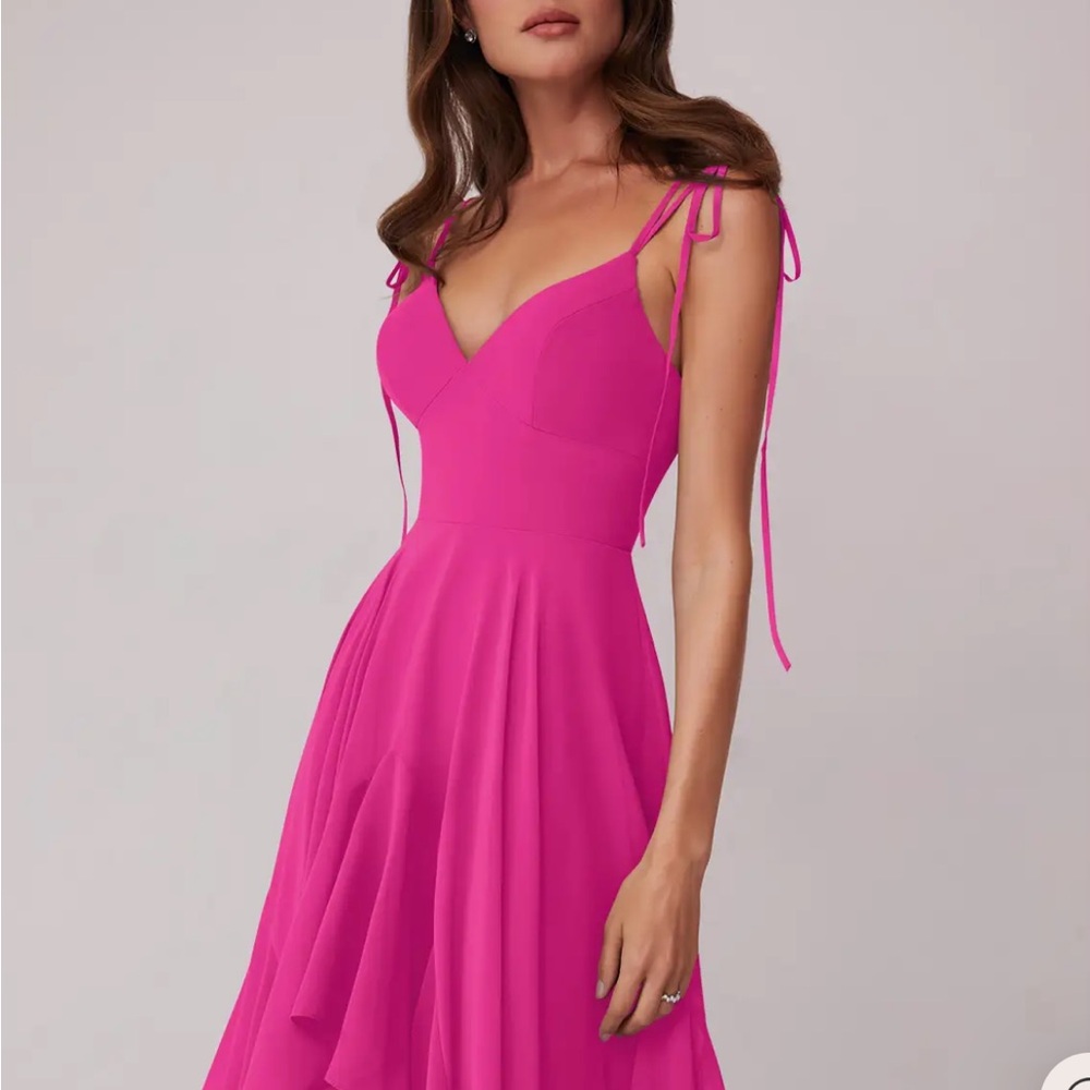 Azazie Barbie Pink Bridesmaids Dress 1004 Size A10